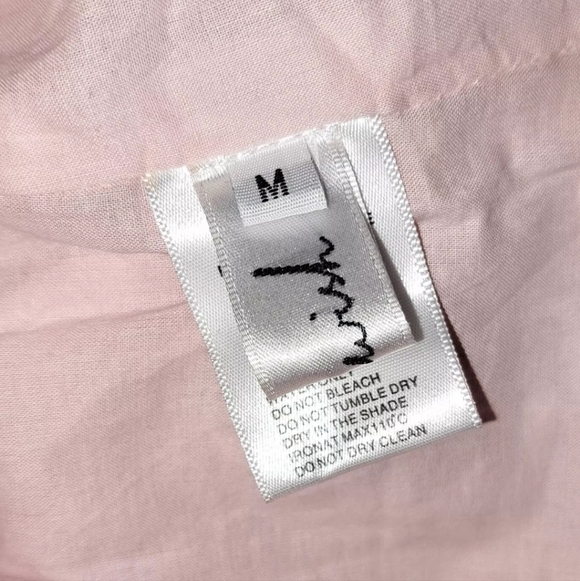 Chicwish Leaf Elegance Halter White Pink Crochet Dress Women's Medium NWT B24#4 - Picture 3 of 7